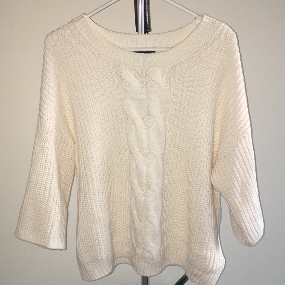 H&M-Oversized cable knit sweater
